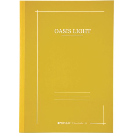 Libreta Itoya Oasis 30 hojas mixto mostaza