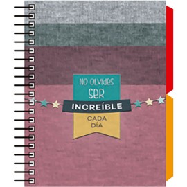 libreta apuntes Senfort Be Posit Inc book mix 120 hojas 2° Sep