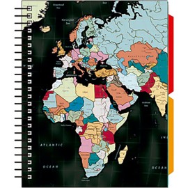 libreta apuntes Senfort mapa negro book mix 120 hojas 2° Sep