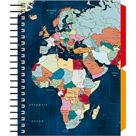 libreta apuntes Senfort mapa azul book mix 120 hojas 2° Sep