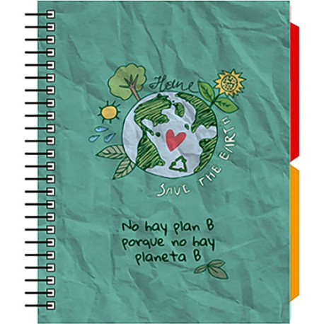 libreta apuntes Senfort Ecology Save Book mix 120 hojas 2° Sep