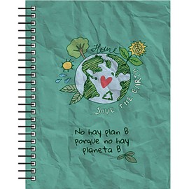 Cuaderno profesional Senfort Ecology Save espiral cuadro chico 100 hojas