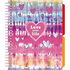 libreta apuntes Senfort Tie Dye Love Book mix 120 hojas 2° Sep
