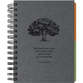 Cuaderno forma francesa Senfort Eco Do raya 120 hojas gris