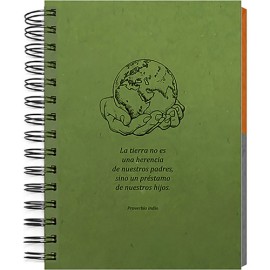 Cuaderno forma francesa Senfort Eco Do raya 120 hojas verde