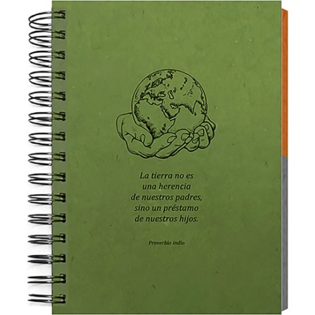 Cuaderno forma francesa Senfort Eco Do raya 120 hojas verde