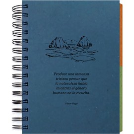Cuaderno forma francesa Senfort Eco Do raya 120 hojas azul