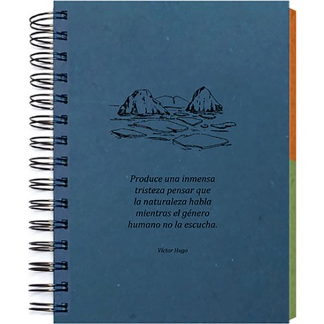 Cuaderno forma francesa Senfort Eco Do raya 120 hojas azul