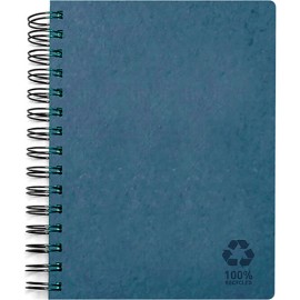 Cuaderno profesional Senfort Eco espiral cuadro chico 80 hojas azul