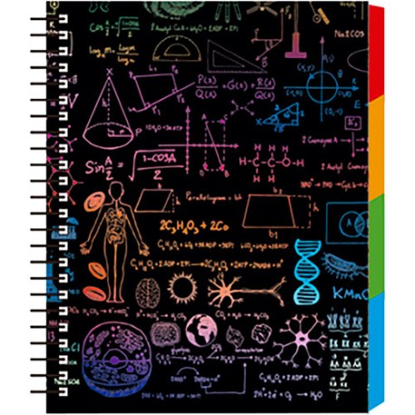 Cuaderno forma francesa Senfort Maths espiral cuadro chico 120 hojas