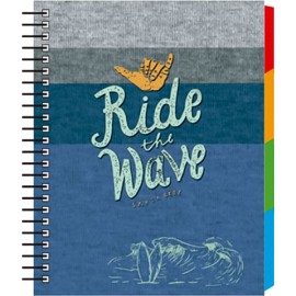 Cuaderno forma francesa Senfort Riders Wave espiral cuadro chico 120 hojas