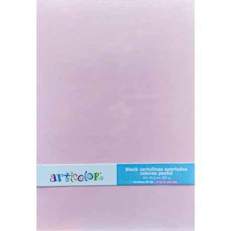 Block escolar Articolor aper pastel 285g 14x21.5 50 hojas