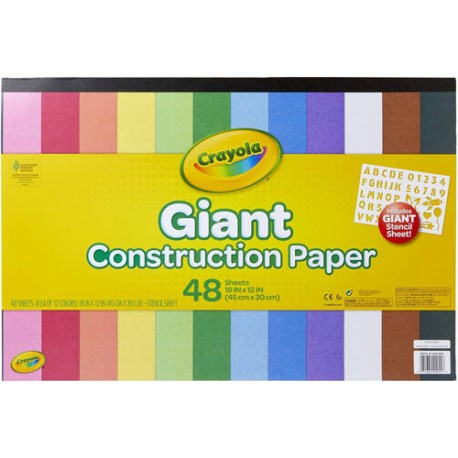 Block Escolar Crayola 45.8x30.8cm con 48 hojas