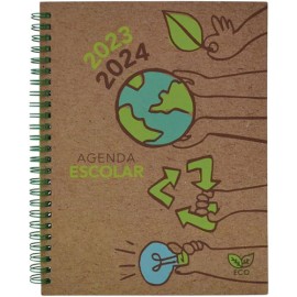 Agenda escolar Danpex Ecologica 17x22cm 23/24