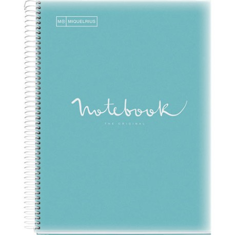 CUADERNO PROFESIONAL MIQUELRIUS EMOTIONS PP 5MM 160H CIEL