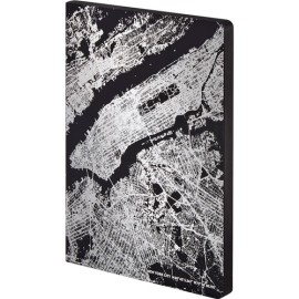 Libreta Nuuna Nyc Silver Puntos 176 Hojas