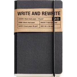 Libreta Miquelrius 9X14Cm Tela Just Black