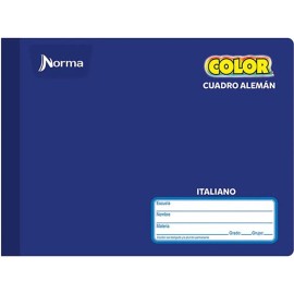 Cuaderno cosido forma italiana Norma Color 360 cuadro alemán 100 hojas