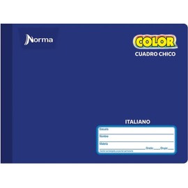 Cuaderno cosido forma italiana Norma Color 360 cuadro chico 100 hojas