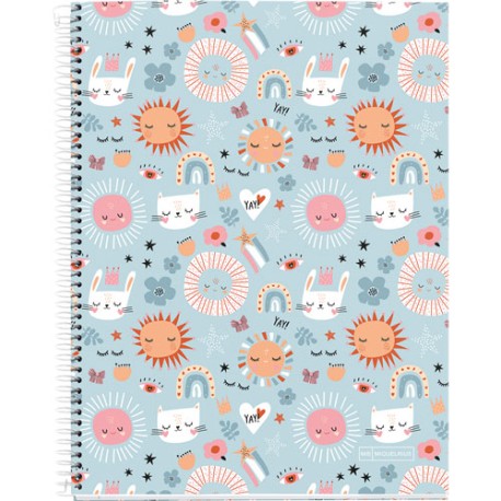 CUADERNO PROFESIONAL MIQUELRIUS SUN VIBES DB RAYA 140 HOJAS