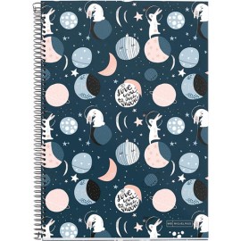 Cuaderno Miquelrius Space Bunny DB 4mm 140 hojas