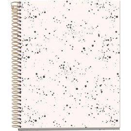 CUADERNO FORMA FRANCESA MIQUELRIUS B&W SPOTS DB CUADRO CHICO 120 HOJAS