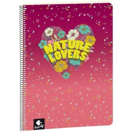 CUADERNO PROFESIONAL BUSQUETS NATURE LOVERS CUADRO CHICO 80 HOJAS