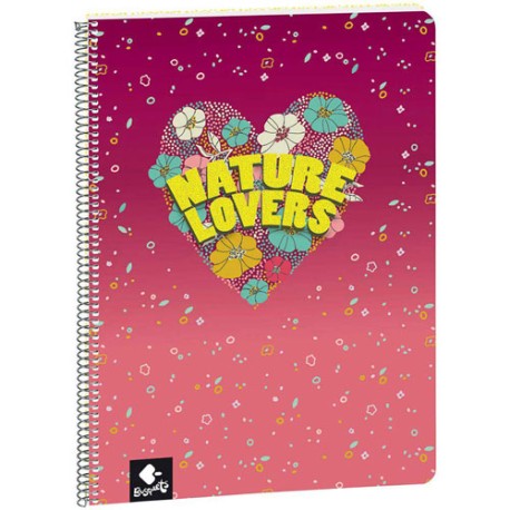 CUADERNO PROFESIONAL BUSQUETS NATURE LOVER RAYA 80 HOJAS
