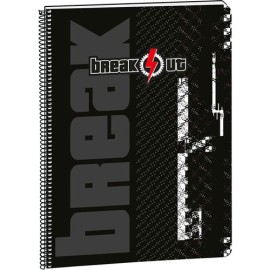 CUADERNO PROFESIONAL BUSQUETS BREAKOUT CUADRO CHICO 80 HOJAS