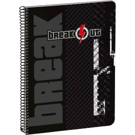 CUADERNO FORMA FRANCESA BUSQUETS BREAKOUT CUADRO CHICO 80 HOJAS