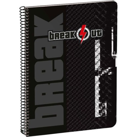 CUADERNO FORMA FRANCESA BUSQUETS BREAKOUT CUADRO CHICO 80 HOJAS
