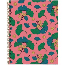 CUADERNO PROFESIONAL MIQUELRIUS GINKGO DB CUADRO CHICO 120 HOJAS ROSA