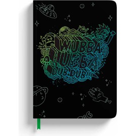 Libreta Geek Rick Y Morty Wubbalubba con poster