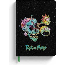 Libreta Geek Rick y Morty Space Con Poster y Stickers