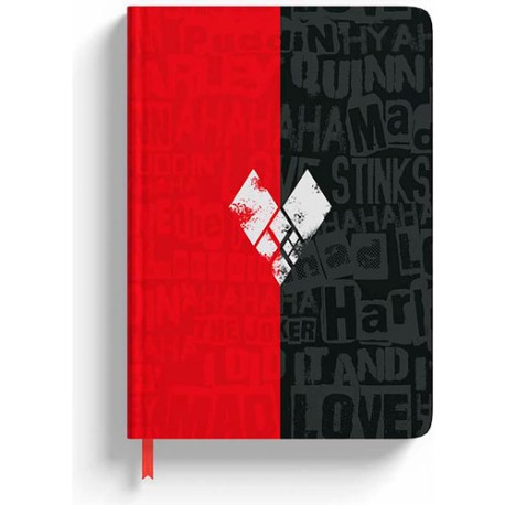Libreta Geek Harley Quinn con poster y stickers