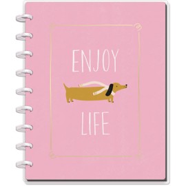 Cuaderno College The Happy Planner Crazy Critters Coll Dots 60 Hojas