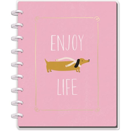 Cuaderno College The Happy Planner Crazy Critters Coll Dots 60 Hojas