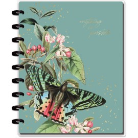 Cuaderno College The Happy Planner Butterflies Coll Dots 60 Hojas