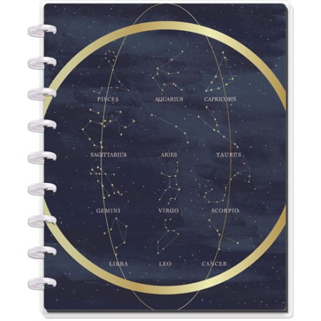 Cuaderno College The Happy Planner Zodiac Dots 80 Hojas