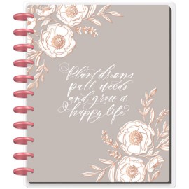 Cuaderno Profesional The Happy Planner Simple Florals Dots 80 Hojas