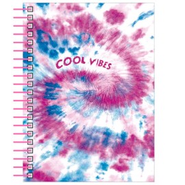 LIBRETA DE APUNTES SENFORT TIE DYE ROSA BOOK MIX 120 HOJAS