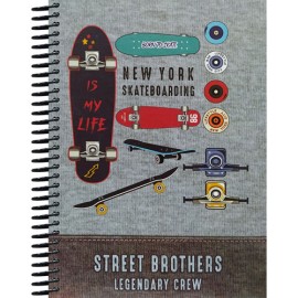 CUADERNO FORMA FRANCESA SENFORT SKAT LEGEN ESP CUADRO CHICO 120 HOJAS