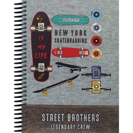 CUADERNO FORMA FRANCESA SENFORT SKAT LEGEN ESP CUADRO CHICO 120 HOJAS