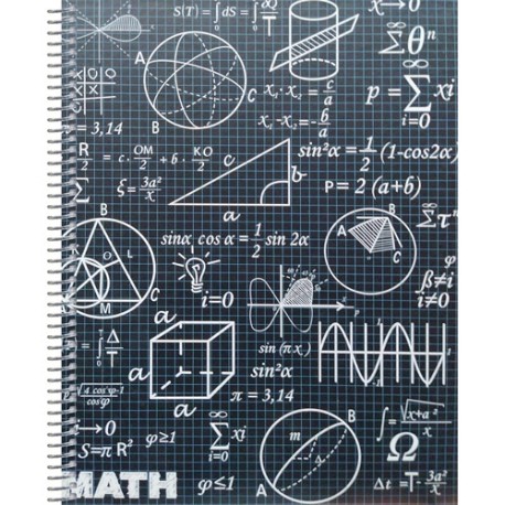 CUADERNO PROFESIONAL SENFORT MATHS NEGRO ESP CUADRO CHICO 100 HOJAS