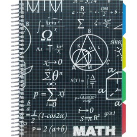 CUADERNO FORMA FRANCESA SENFORT MATHS NEGRO ESP CUADRO CHICO 120 HOJAS