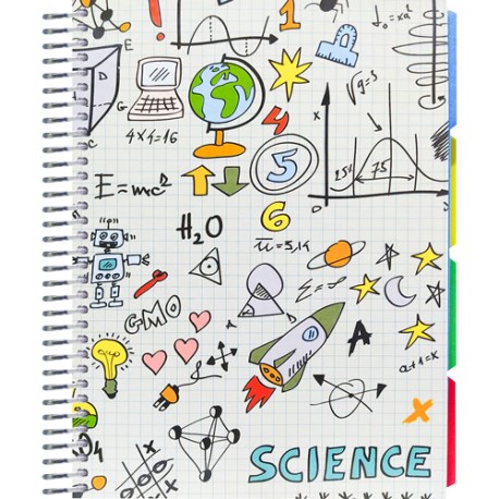 CUADERNO FORMA FRANCESA SENFORT MATHS BLANCO ESP CUADRO CHICO 120 HOJAS