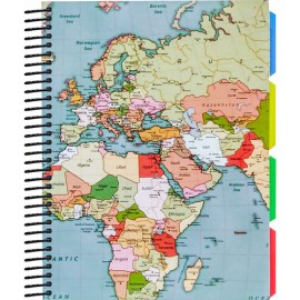CUADERNO FORMA FRANCESA SENFORT MAPA AZUL ESP CUADRO CHICO 120 HOJAS