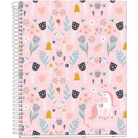 CUADERNO FORMA FRANCESA MIQUELRIUS UNICORN DB RAYA 140 HOJAS