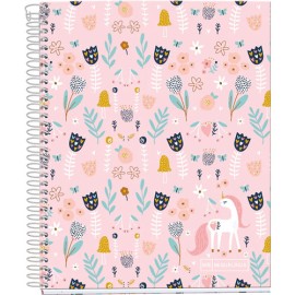 CUADERNO FORMA FRANCESA MIQUELRIUS UNICORN DB CUADRO CHICO 140 HOJAS