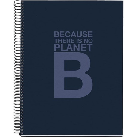 CUADERNO PROFESIONAL PASTA DURA MIQUELRIUS ECOALF MARINO RAYA 120 HOJAS